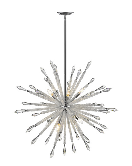 Soleia Ten Light Chandelier in Chrome (224|4002-10)