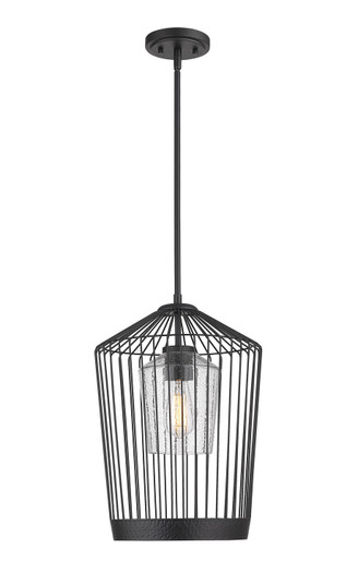 Lido One Light Pendant in Matte Black (224|342P13-MB)