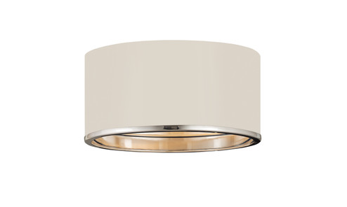 Arlo Two Light Flush Mount in Matte White / Chrome (224|2303F2-MW-CH)