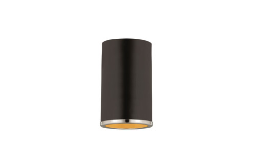 Arlo One Light Flush Mount in Matte Black + Chrome (224|2303F1-MB-CH)
