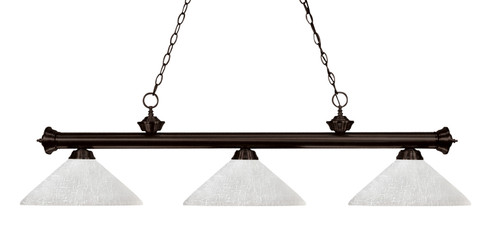 Riviera Three Light Billiard in Bronze (224|200-3BRZ-AWL14)