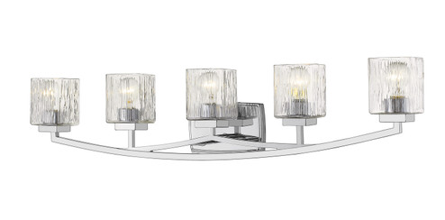 Zaid Five Light Vanity in Chrome (224|1929-5V-CH)