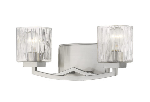 Zaid Two Light Vanity in Brushed Nickel (224|1929-2V-BN)
