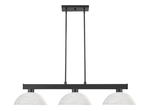 Cobalt Three Light Billiard in Matte Black (224|152MB-DWL14)