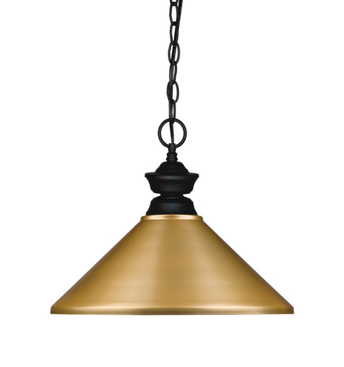 Pendant Lights One Light Pendant in Matte Black (224|100701MB-MSG)