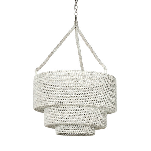 Veranda Three Light Pendant in Nickel / Whitewash (515|2948-79)