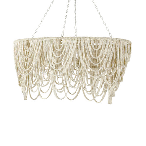 Selita Four Light Chandelier in Cream (515|2909-79)