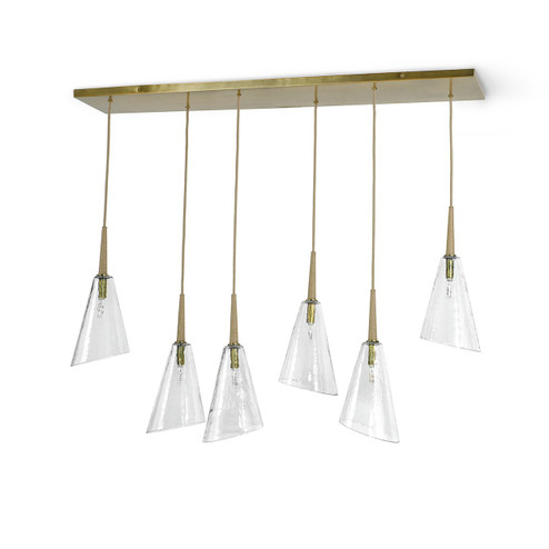 Veraldi Linear Chandelier in Brass (515|2232-79)