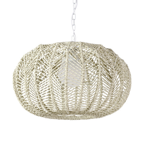 Bahia One Light Outdoor Pendant in White (515|2137-79)