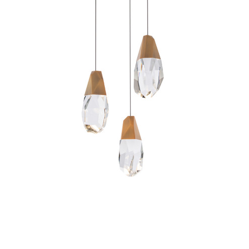 Martini LED Pendant in Aged Brass (529|BPD20203O-AB)