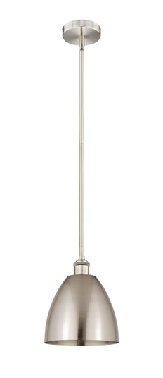 Edison One Light Mini Pendant in Brushed Satin Nickel (405|616-1S-SN-MBD-9-SN)