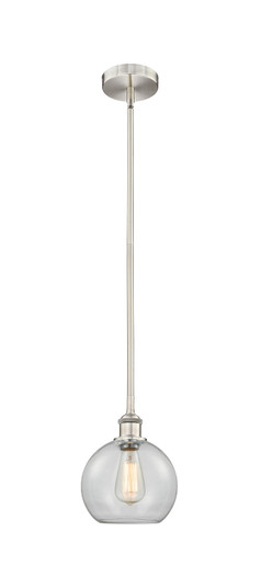 Edison One Light Mini Pendant in Brushed Satin Nickel (405|616-1S-SN-G122-8)