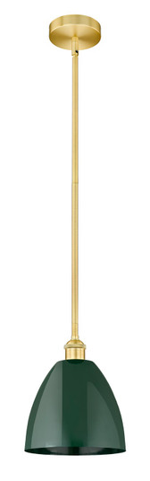 Edison One Light Mini Pendant in Satin Gold (405|616-1S-SG-MBD-9-GR)