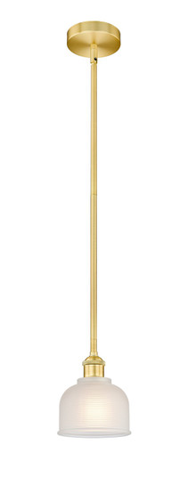Edison One Light Mini Pendant in Satin Gold (405|616-1S-SG-G411)