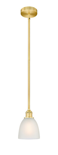 Edison One Light Mini Pendant in Satin Gold (405|616-1S-SG-G381)