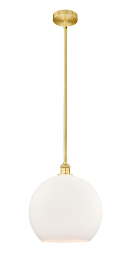 Edison One Light Pendant in Satin Gold (405|616-1S-SG-G121-14)