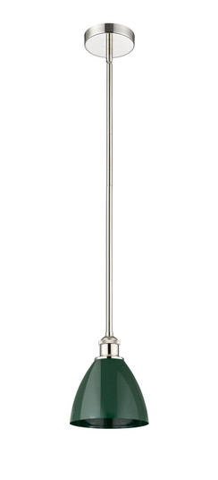Edison One Light Mini Pendant in Polished Nickel (405|616-1S-PN-MBD-75-GR)