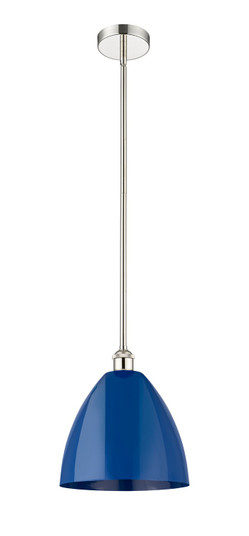 Edison One Light Mini Pendant in Polished Nickel (405|616-1S-PN-MBD-12-BL)