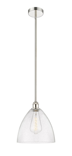 Edison One Light Mini Pendant in Polished Nickel (405|616-1S-PN-GBD-124)