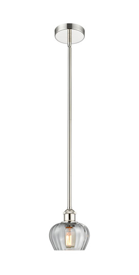 Edison One Light Mini Pendant in Polished Nickel (405|616-1S-PN-G92)