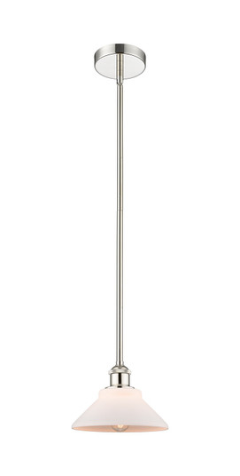 Edison One Light Mini Pendant in Polished Nickel (405|616-1S-PN-G131)