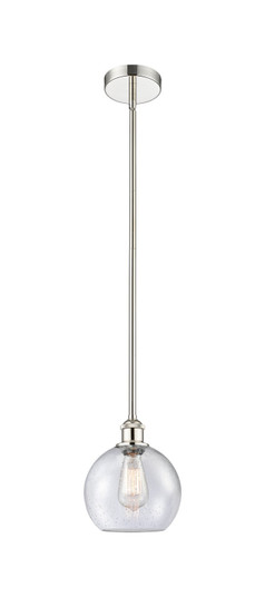 Edison One Light Mini Pendant in Polished Nickel (405|616-1S-PN-G124-8)
