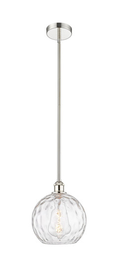 Edison One Light Mini Pendant in Polished Nickel (405|616-1S-PN-G1215-10)