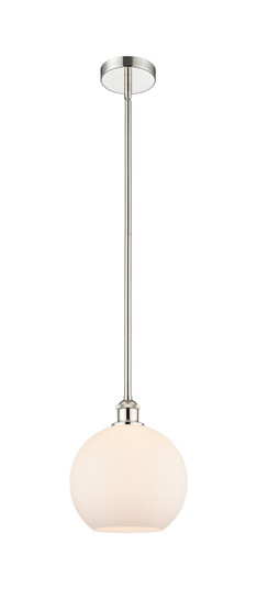 Edison One Light Mini Pendant in Polished Nickel (405|616-1S-PN-G121-10)