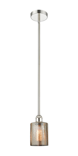 Edison One Light Mini Pendant in Polished Nickel (405|616-1S-PN-G116)