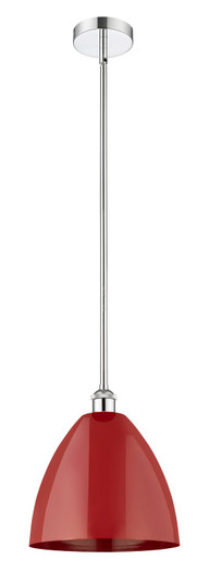 Edison One Light Mini Pendant in Polished Chrome (405|616-1S-PC-MBD-12-RD)