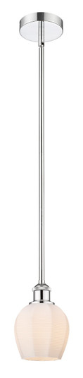 Edison One Light Mini Pendant in Polished Chrome (405|616-1S-PC-G461-6)