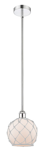 Edison One Light Mini Pendant in Polished Chrome (405|616-1S-PC-G121-8RW)