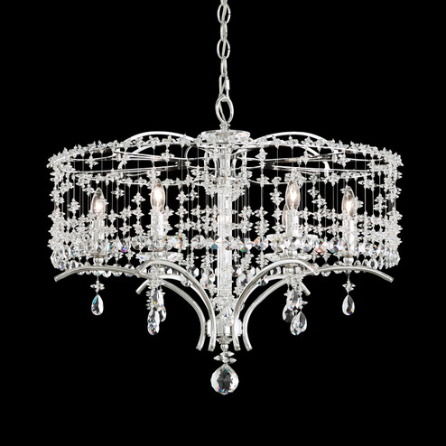 Bella Rose Six Light Chandelier in Ferro Black (53|TC1024N-59H)
