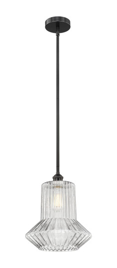 Edison One Light Mini Pendant in Matte Black (405|616-1S-BK-G212)