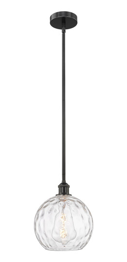 Edison One Light Mini Pendant in Matte Black (405|616-1S-BK-G1215-10)