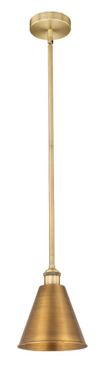 Edison One Light Mini Pendant in Brushed Brass (405|616-1S-BB-MBC-8-BB)