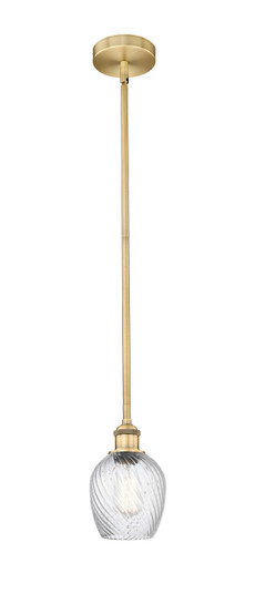 Edison One Light Mini Pendant in Brushed Brass (405|616-1S-BB-G292)
