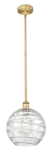 Edison One Light Mini Pendant in Brushed Brass (405|616-1S-BB-G1213-12)