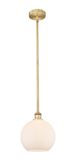 Edison One Light Mini Pendant in Brushed Brass (405|616-1S-BB-G121-10)