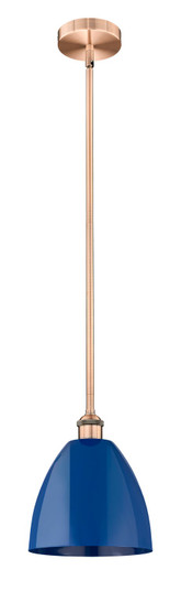 Edison One Light Mini Pendant in Antique Copper (405|616-1S-AC-MBD-9-BL)