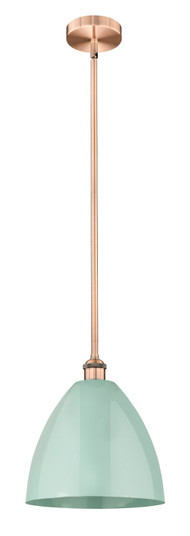 Edison One Light Mini Pendant in Antique Copper (405|616-1S-AC-MBD-12-SF)