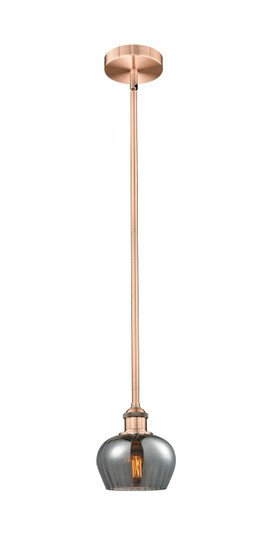 Edison One Light Mini Pendant in Antique Copper (405|616-1S-AC-G93)