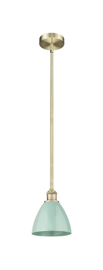 Edison One Light Mini Pendant in Antique Brass (405|616-1S-AB-MBD-75-SF)