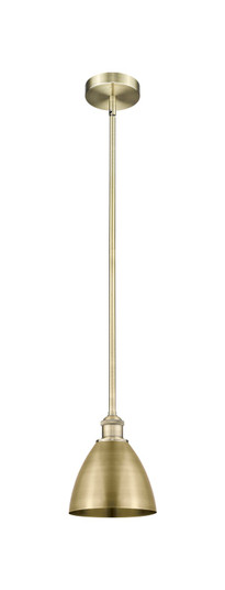 Edison One Light Mini Pendant in Antique Brass (405|616-1S-AB-MBD-75-AB)