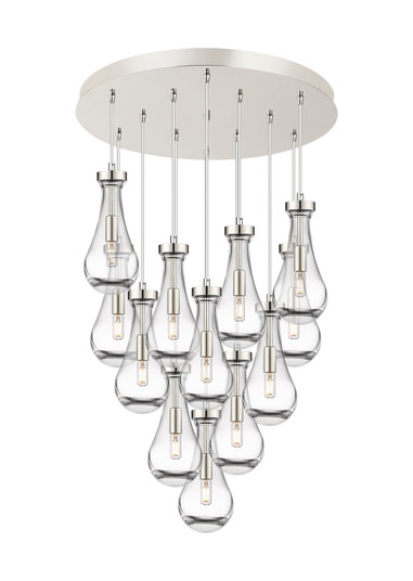 Downtown Urban LED Pendant in Polished Nickel (405|126-451-1P-PN-G451-5CL)