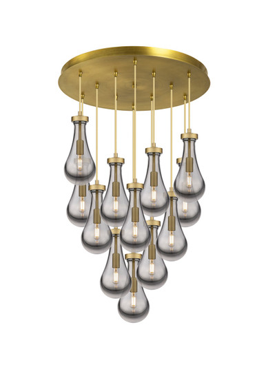 Downtown Urban LED Pendant in Brushed Brass (405|126-451-1P-BB-G451-5SM)