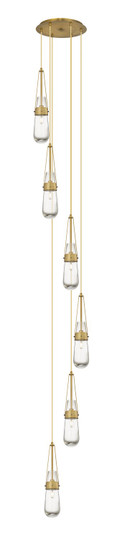 Downtown Urban LED Pendant in Brushed Brass (405|116-452-1P-BB-G452-4CL) Downtown Urban LED Pendant in Brushed Brass (405|116-452-1P-BB-G452-4CL)