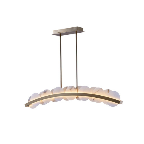 Meridian LED Island Pendant in Winter Brass (33|518461WB)