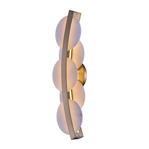 Meridian LED Wall Sconce in Winter Brass (33|518421WB)