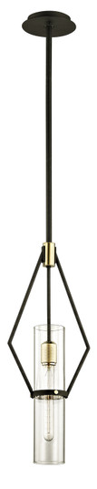 Raef One Light Pendant in Textured Bronze Brushed Brass (67|F6314-TBZ/BBA)